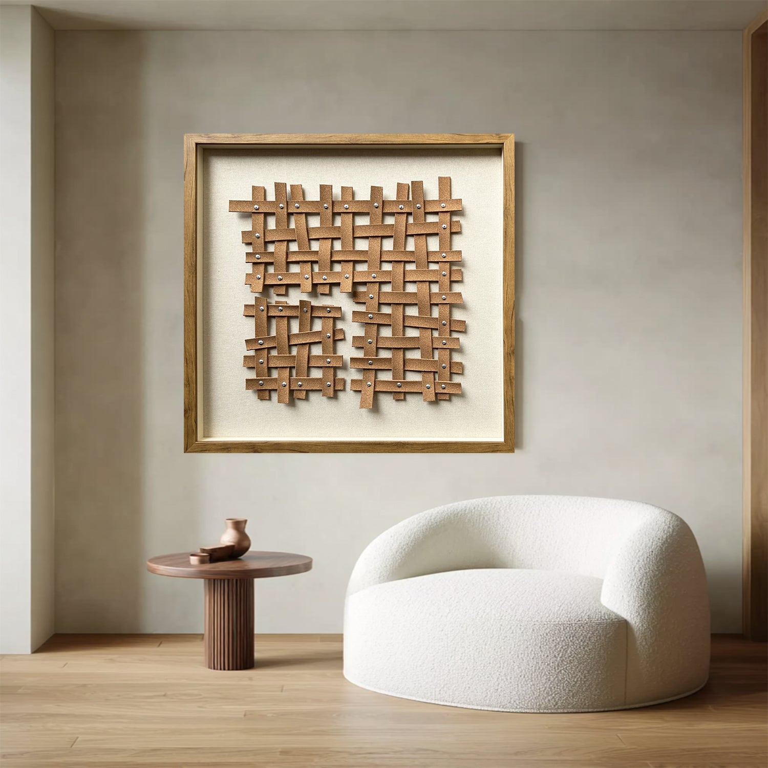 leather wall painting leather wall decor art brown texture wall art