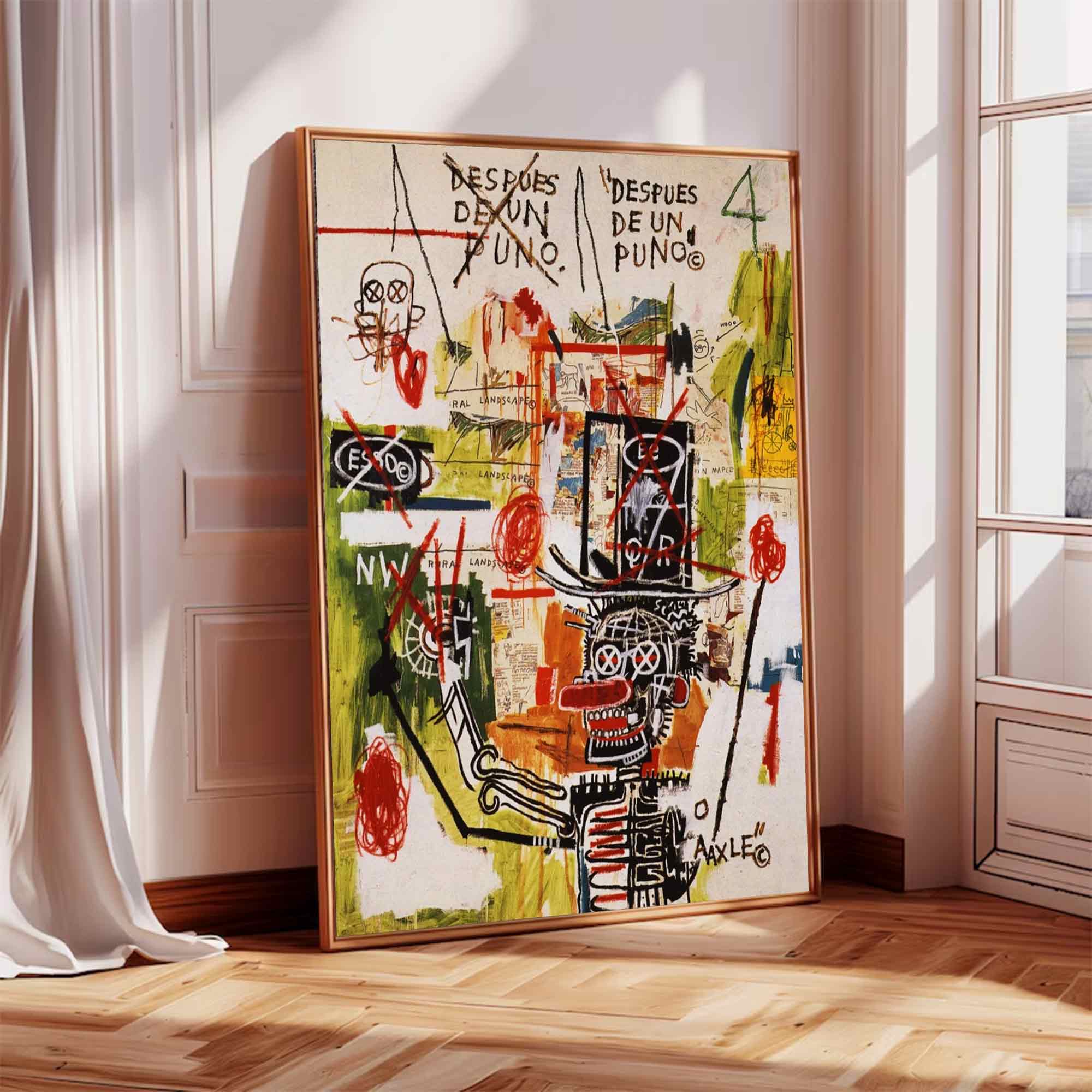 street graffiti art,vibrant colorful style of Basquiat art,Pop art
