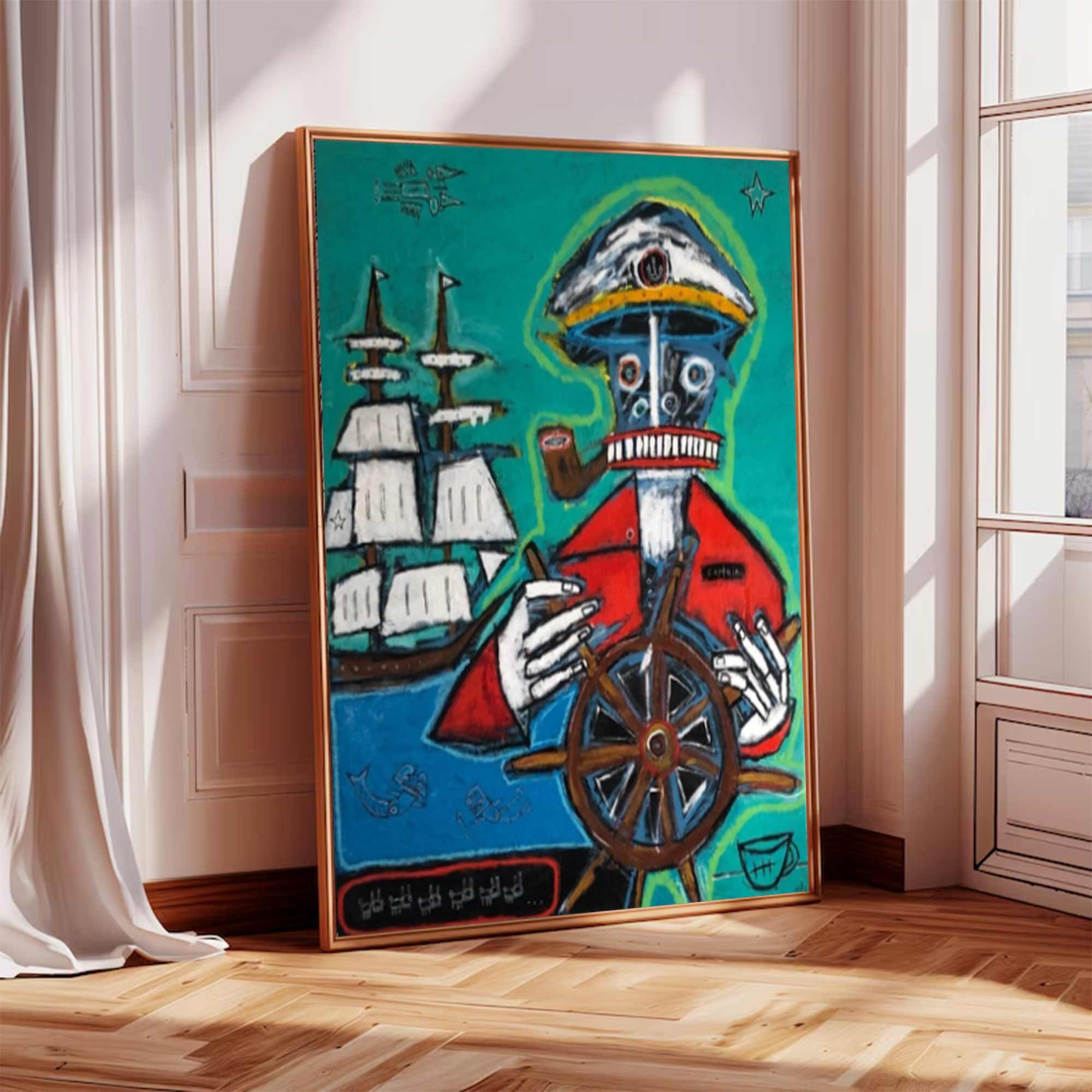 Modern Graffiti Style Art Colorful Pop Art Street Graffiti painting 