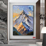 mountain landscape painting mountain painting painting of the mountains mountain artwork 