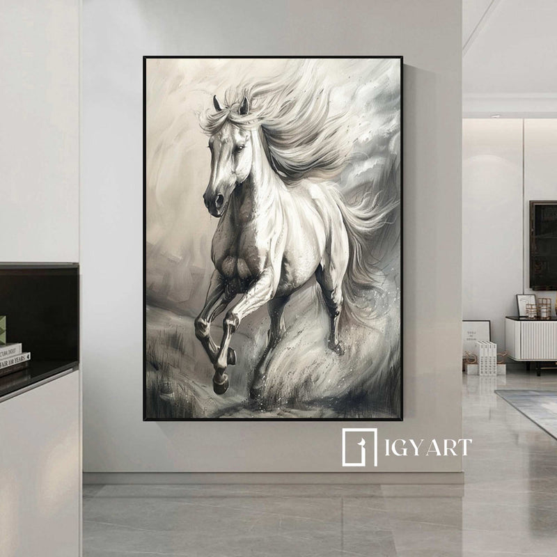 horse oil painting Horse Oil Painting animal wall art Horse Wall Art Personalized Gifts