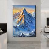 blue mountains artwork mountain painting mountain landscape art mountain artwork 