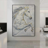 100% Handmade Oil Painting Horse Oil Painting Horse Original Horse Art Animals Oil Artwork Horse Wall Art Decor