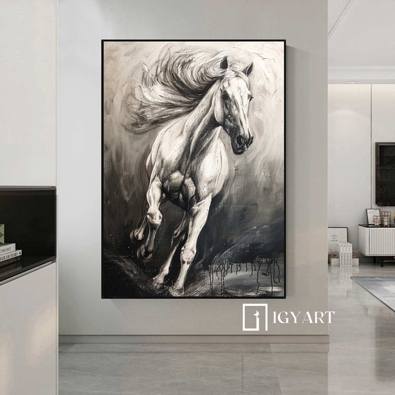 horse oil painting Horse Oil Painting animal wall art Horse Wall Art Personalized Gifts