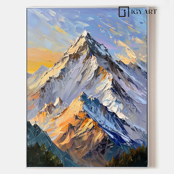 mountain landscape painting mountain painting painting of the mountains mountain artwork 