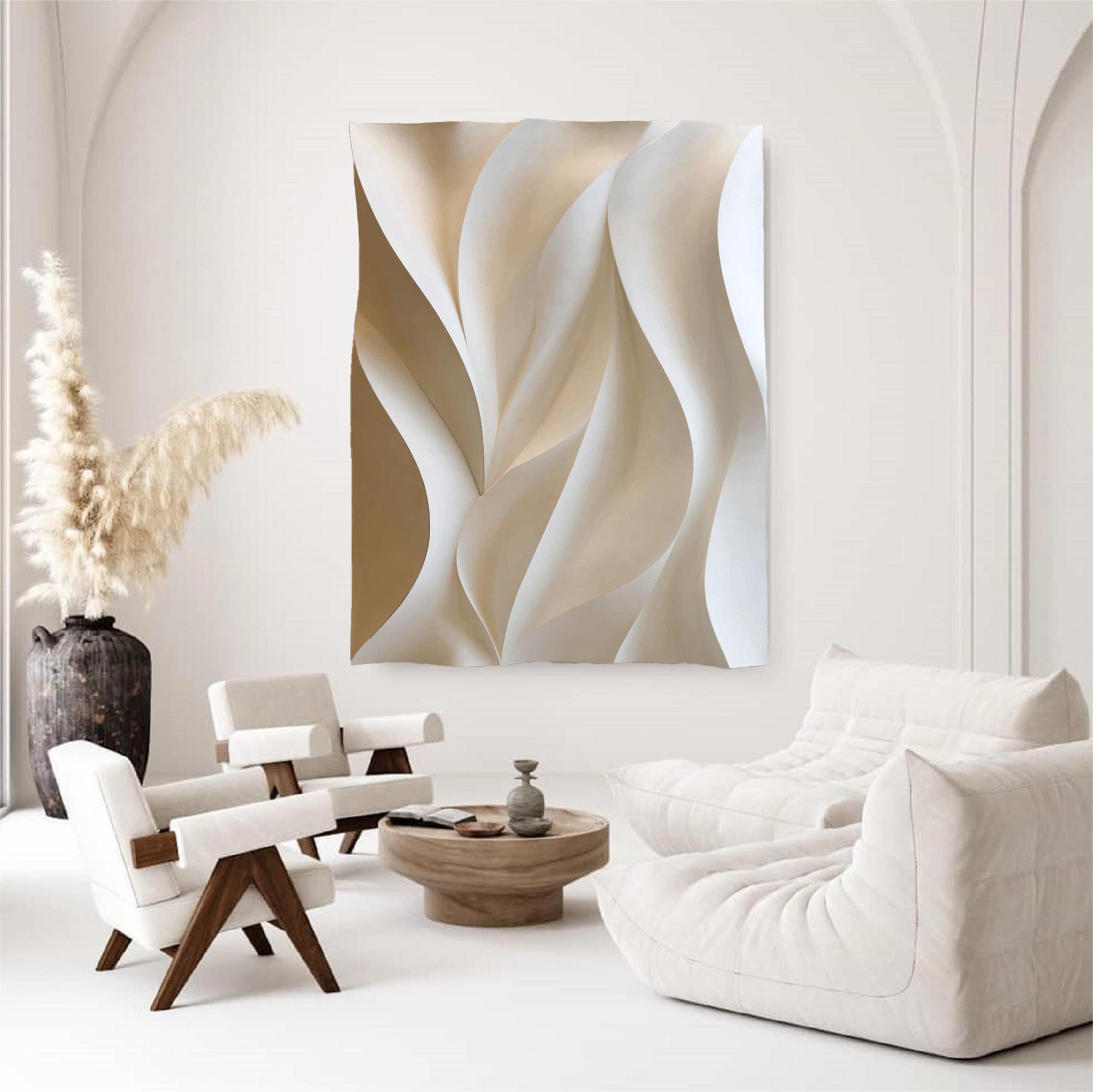 wood sculpture wall painting Wood carving texture wall decor 