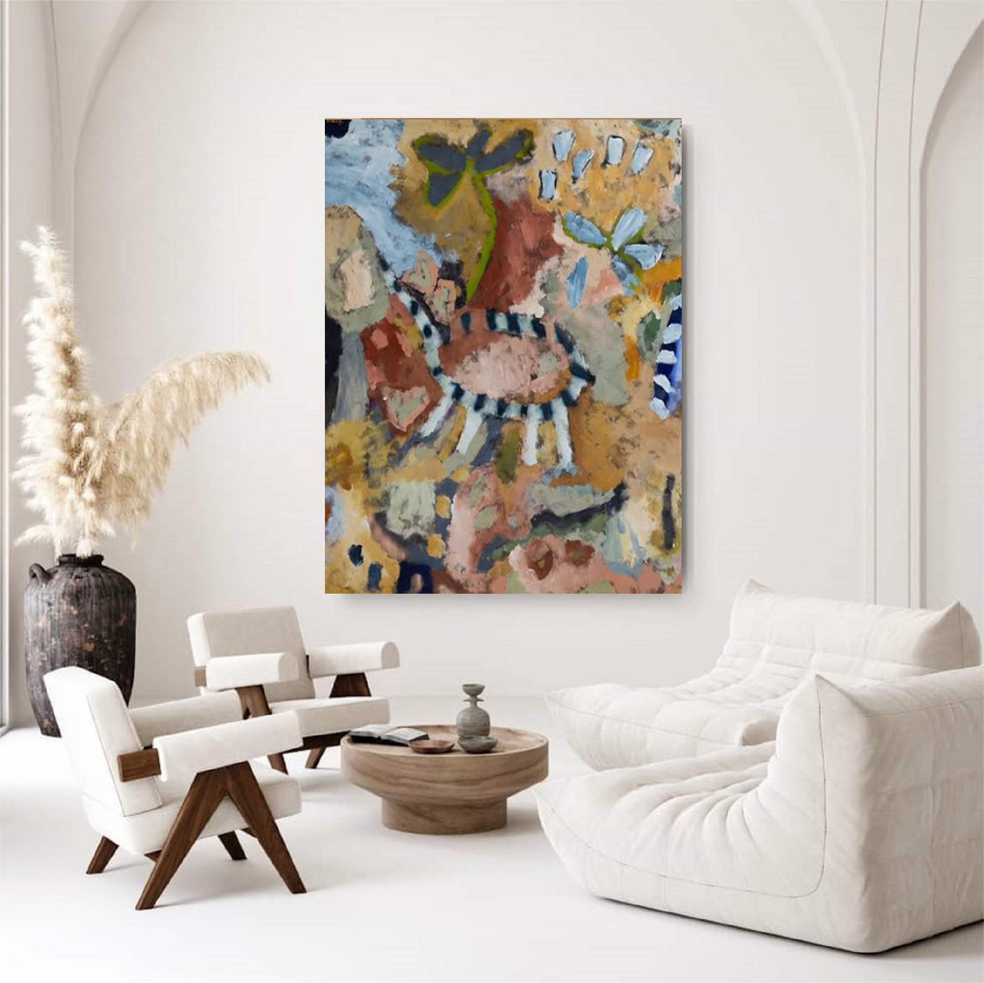 Abstract Graffiti Style Painting Modern Graffiti Art Colorful Abstract Art 