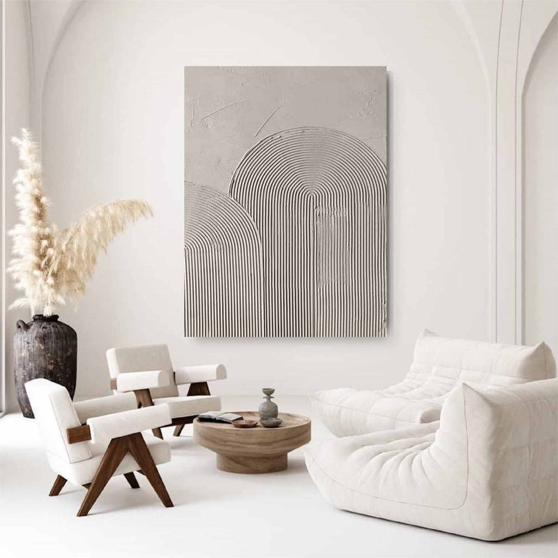 Grey Wall Decor Grey Wall Art Grey Textured Wall Art Grey 3D Wall Art Grey Minimalist Art