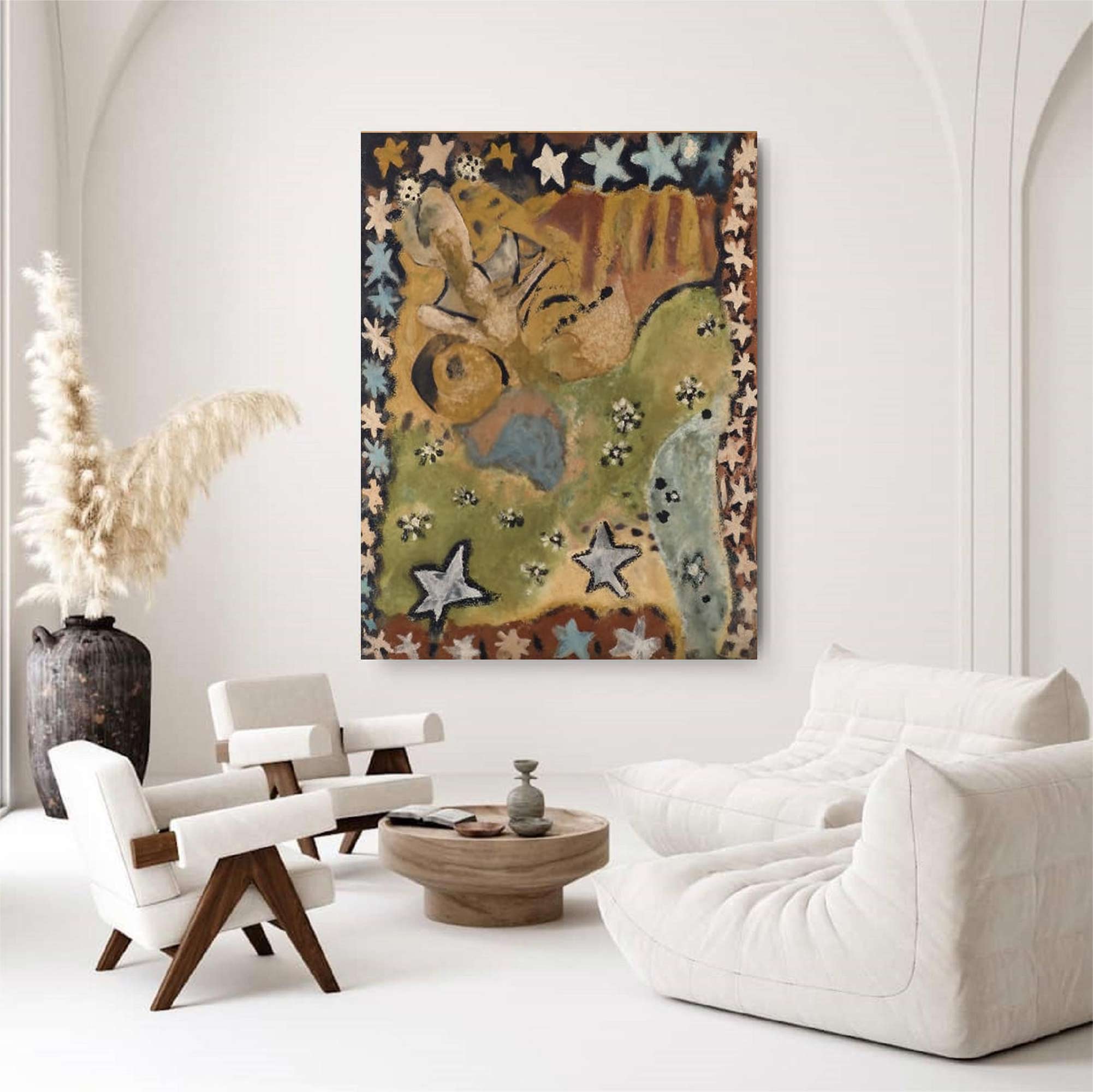 Graffiti Style Painting Modern Graffiti Art Colorful Abstract Art 