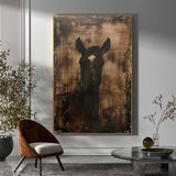 Horse oil painting brown horse painting Animal Painting horse head painting brown horse head painting