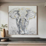 Personalized Gifts Elephant Painting Elephant Wall Decor Elephant Wall Art Animal Painting Elephant Canvas Wall Art