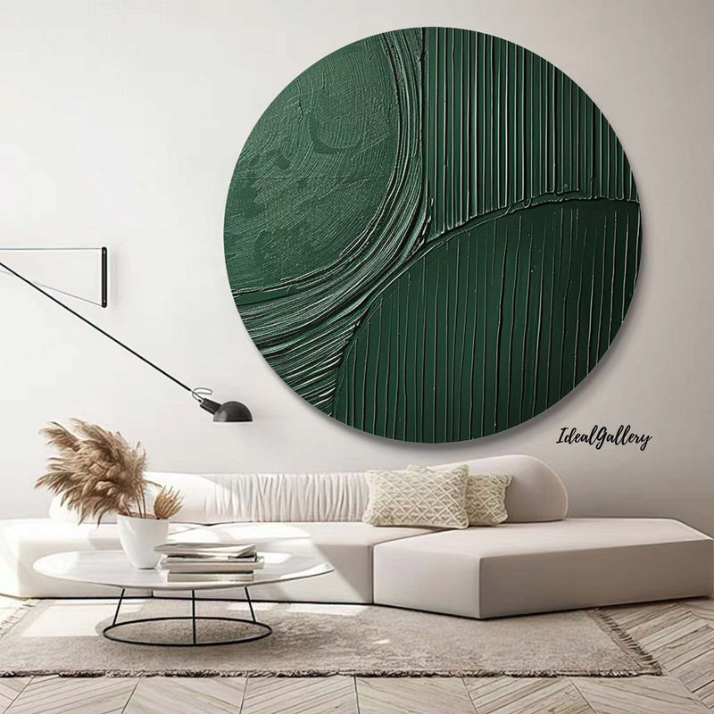 Circular painting #C040