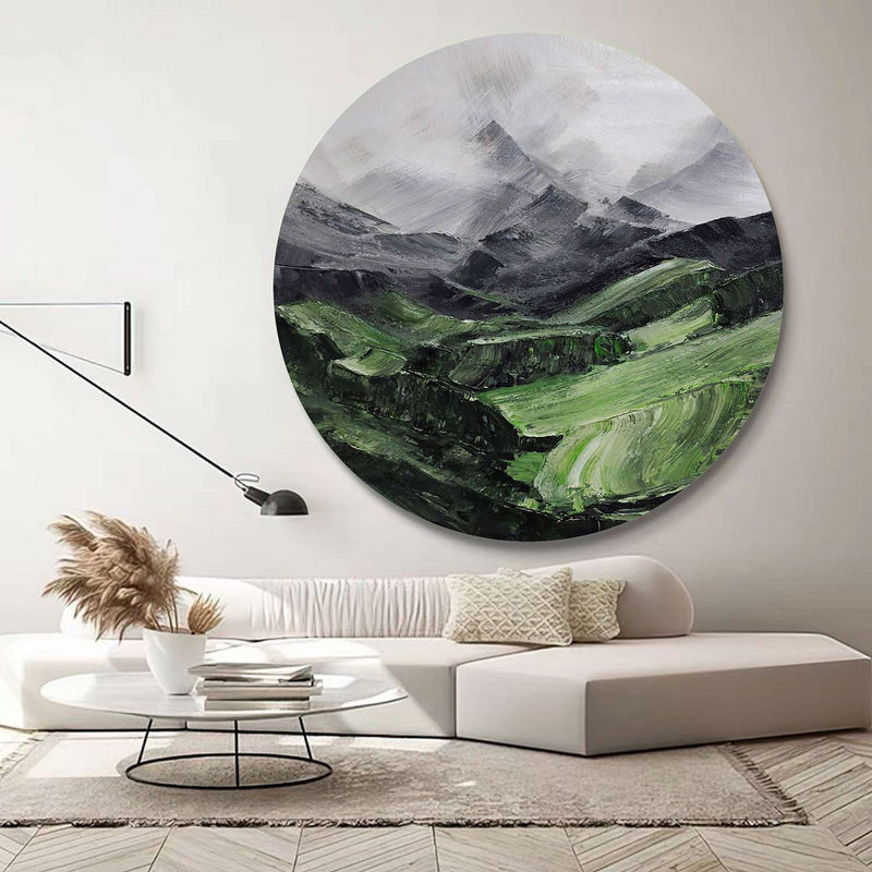 Circular painting #C013