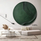 Circular painting #C041