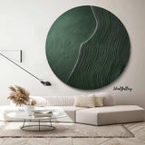 Circular painting #C039