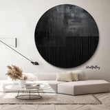 Circular painting #C047