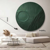 Circular painting #C037