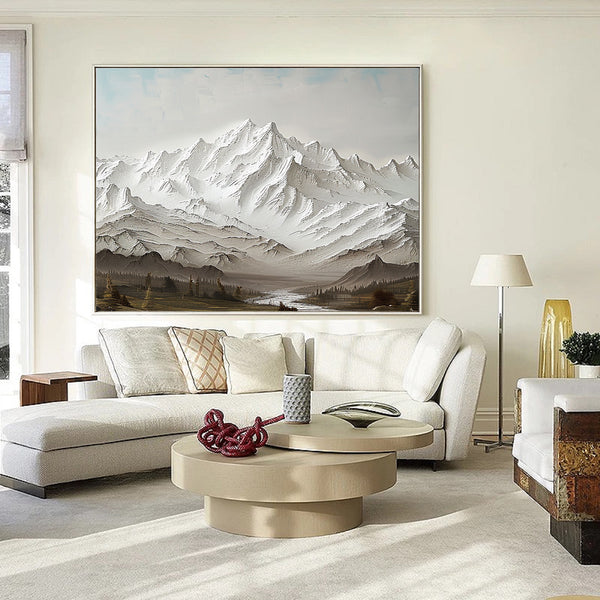 Large mount paintings mountain wall art Large mountain artwork mountain landscape art 