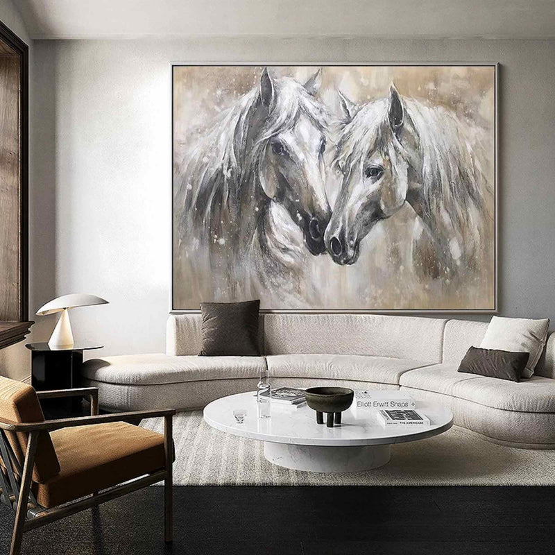 horse oil painting Horse Oil Painting animal wall art Horse Wall Art Personalized Gifts