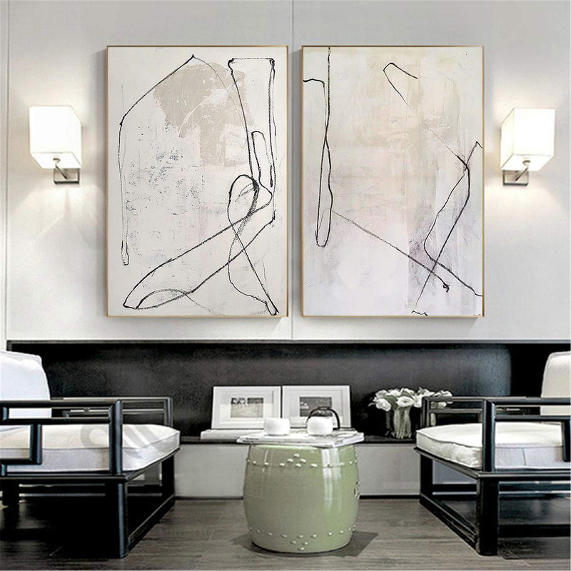 Set of 2 wall art #S029