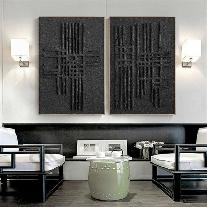 Set of 2 wall art #S055