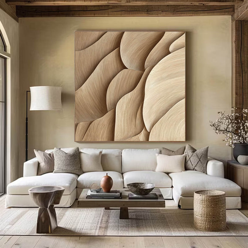Geometric Wood Wall Art Wood carving wall art Sculptured art Painting
