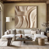 Geometric Wood Wall Art Wood carving wall art Sculptured art Painting