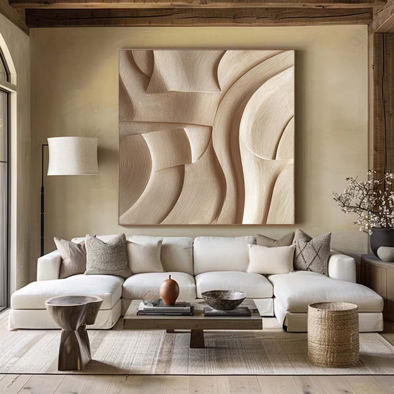 Geometric Wood Wall Art Wood carving wall art Sculptured art Painting