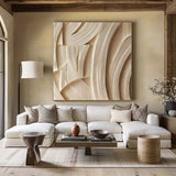 Sculptured art Painting Wood carving wall art 3D Textured Wall Decor 