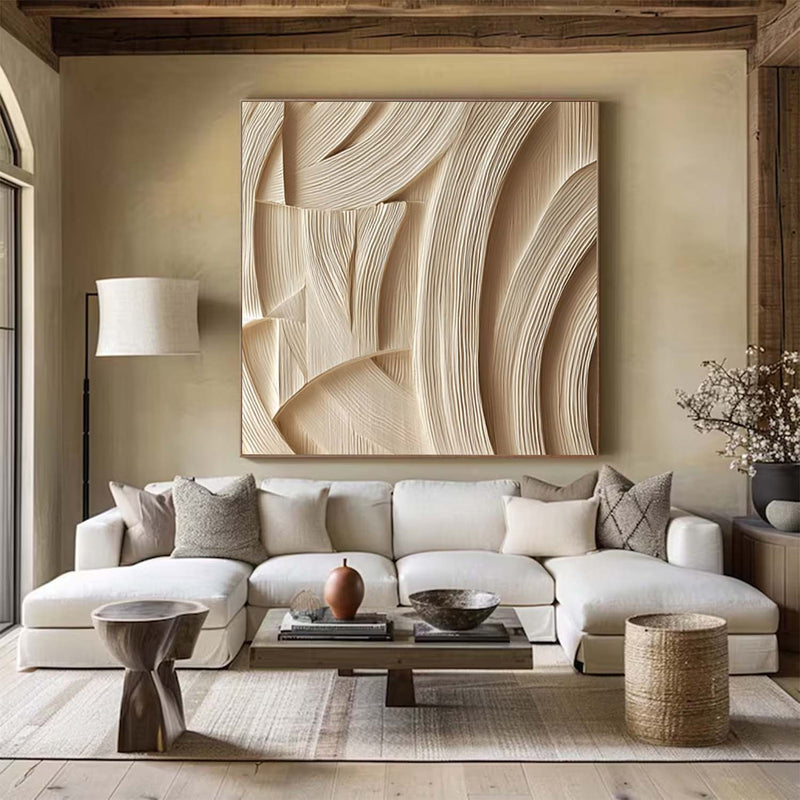 Sculptured art Painting Wood carving wall art 3D Textured Wall Decor 