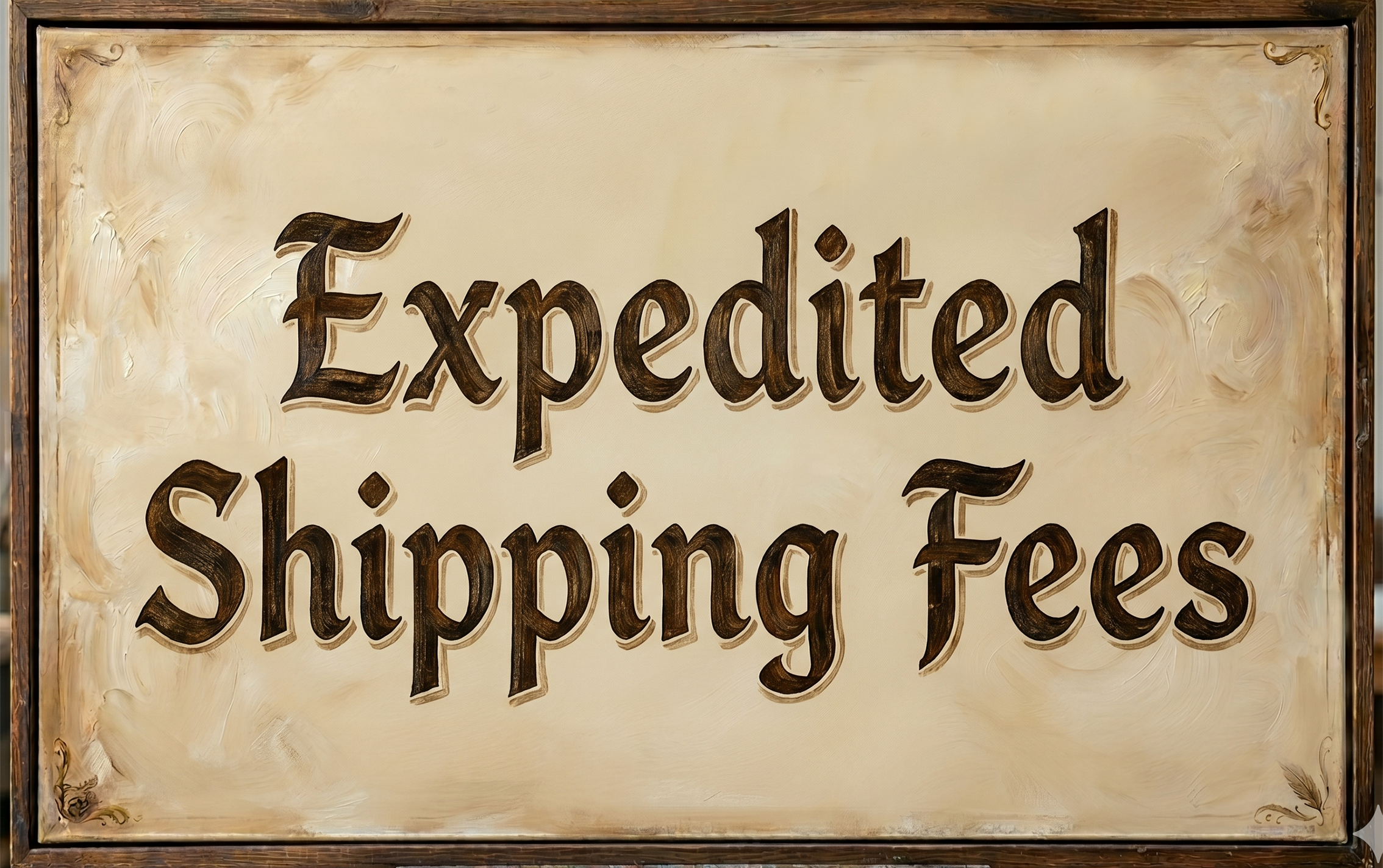Expedited Shipping Fees