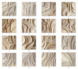 Geometric Wood Wall Art Wood carving wall art Sculptured art Painting