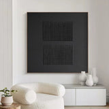 Large Black Abstract Painting Black Painting Black Minimalist painting Black Abstract wall art Black wall paintings