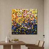 Abstract Colorful Texture Oil Painting on Canvas Colorful Abstract Art Modern Abstract Colorful Art