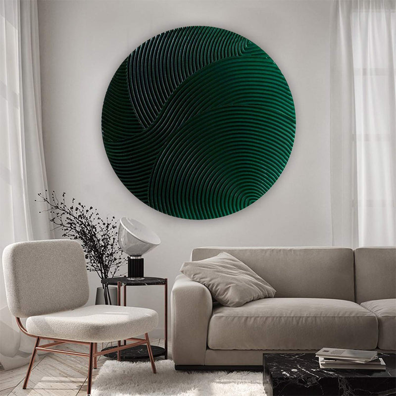 Circular painting #C019